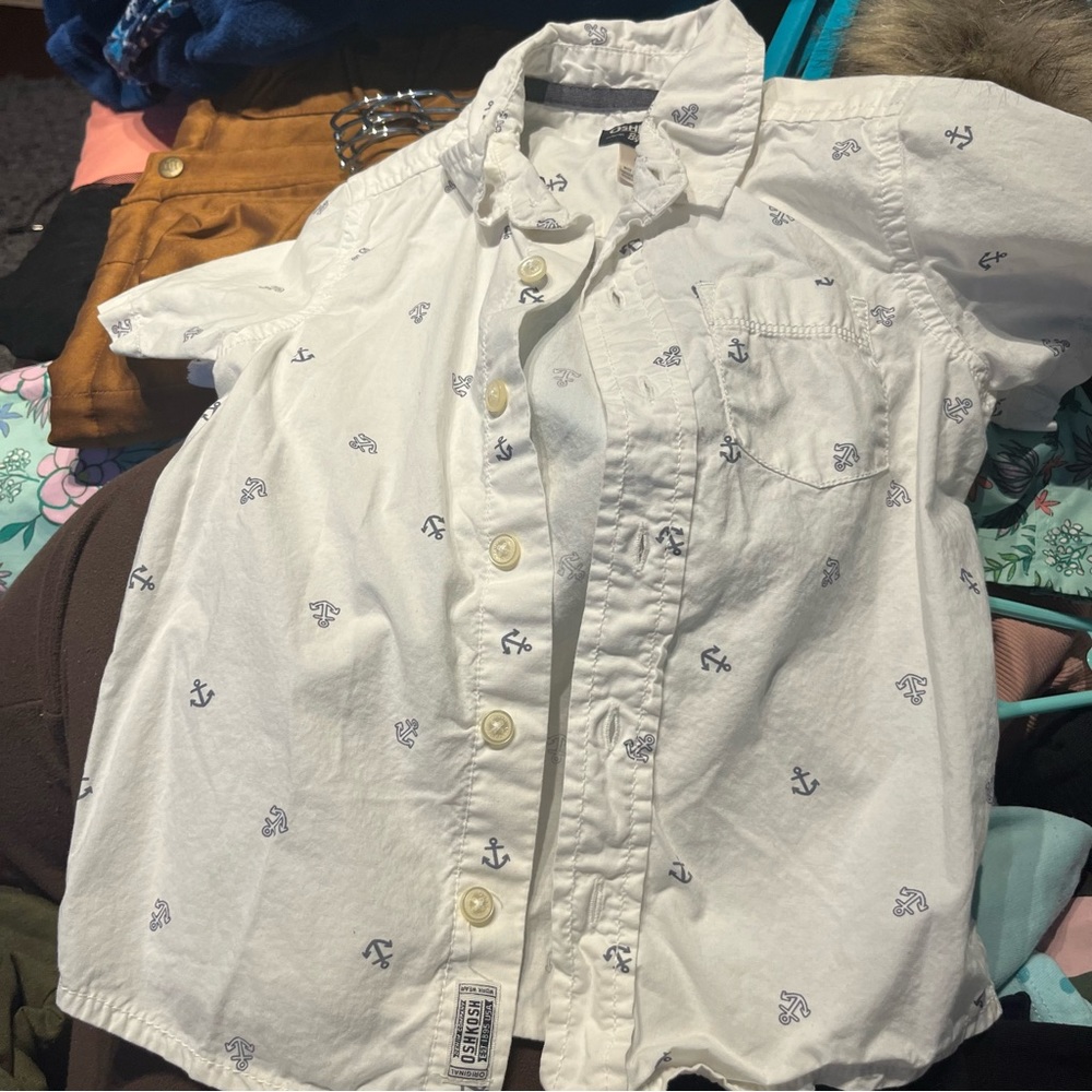 Short sleeve 4t button down shirt